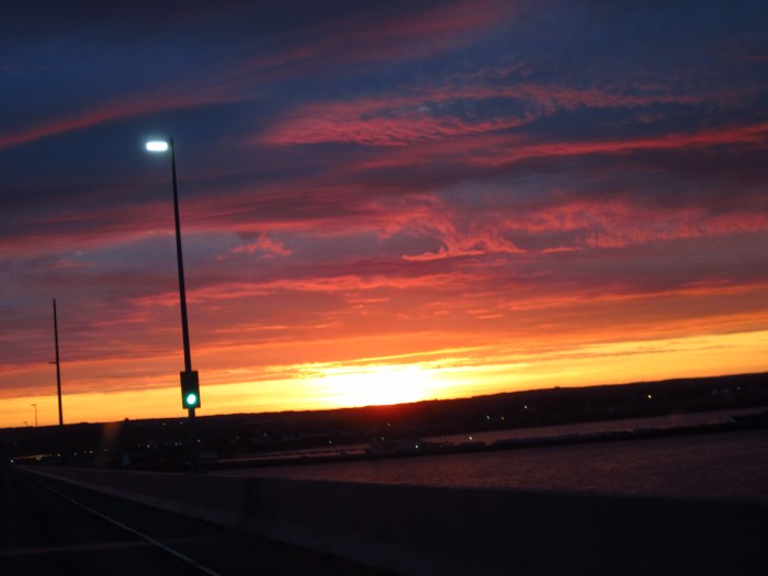 09 JUNE 2012 - SUNRISE - CONFEDERATION BRIDGE - PRINCE EDWARDS ISLAND